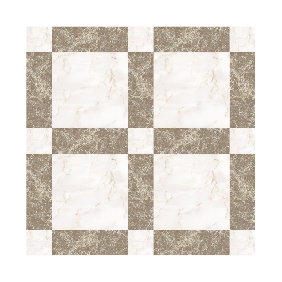 Cassettone Calacatta Ambra & Dark Emperador