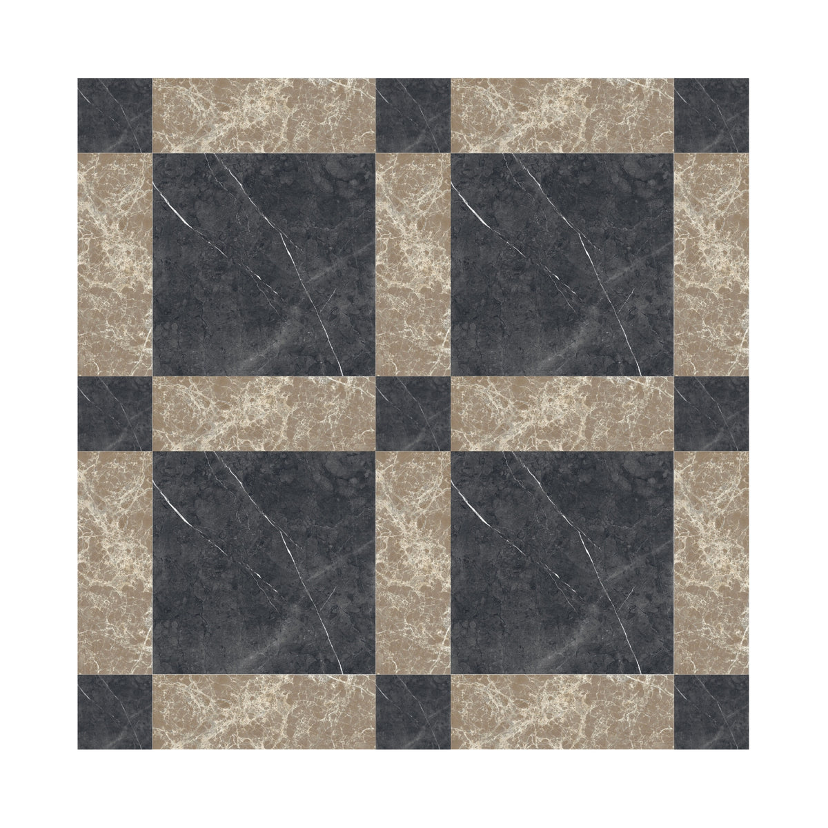 Cassettone Nero Marquina & Dark Emperador