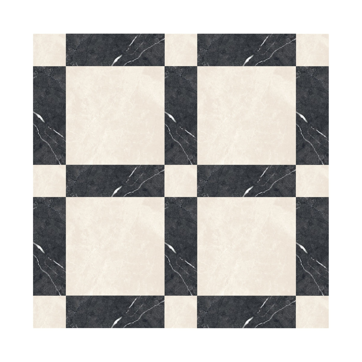 Cassettone Marfil & Nero Marquina