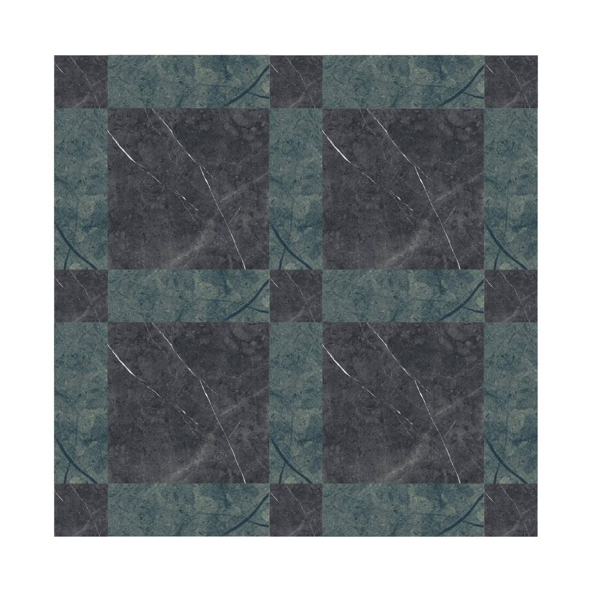 Cassettone Nero Marquina & Verde Guatemala