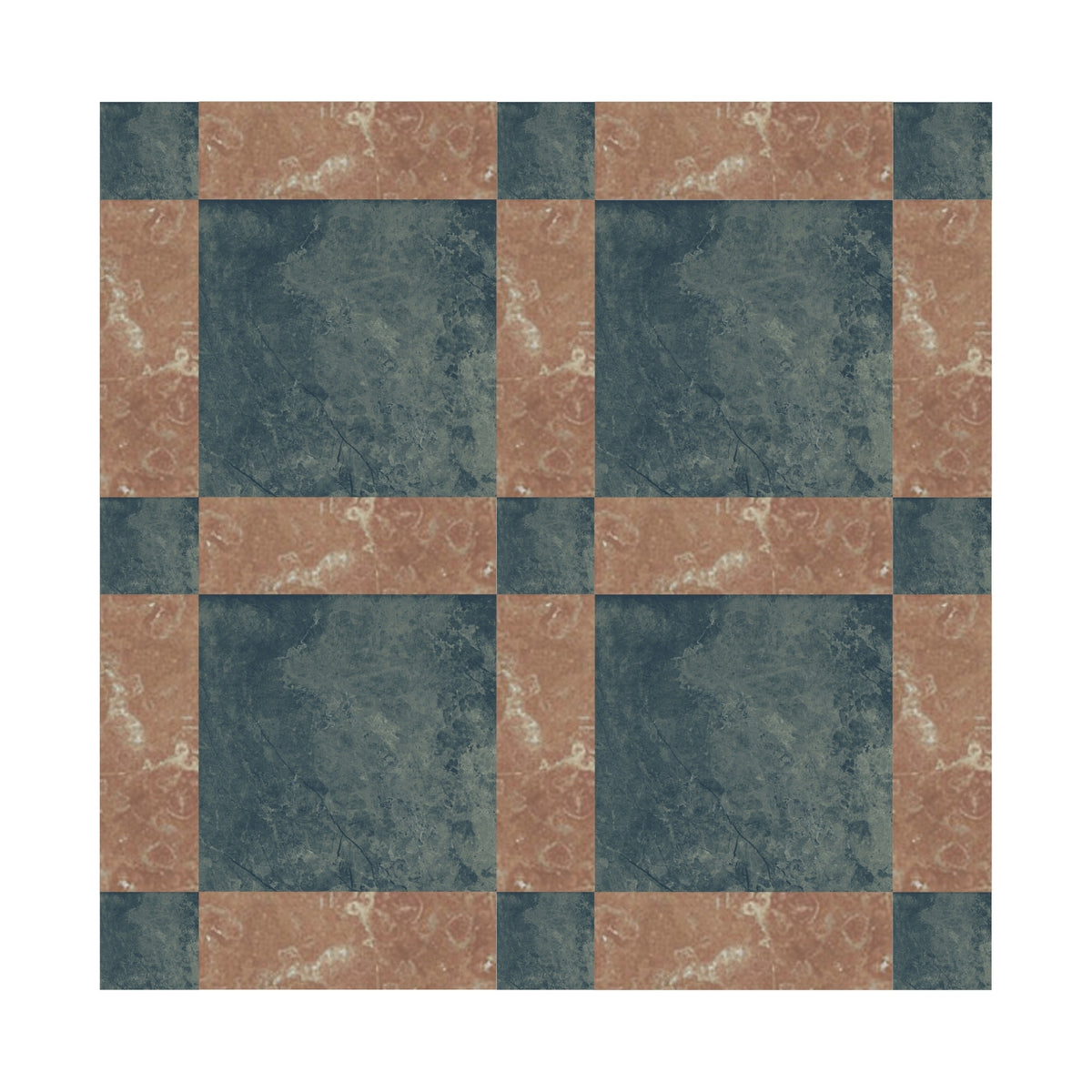 Cassettone Verde Guatemala & Rosso Verona
