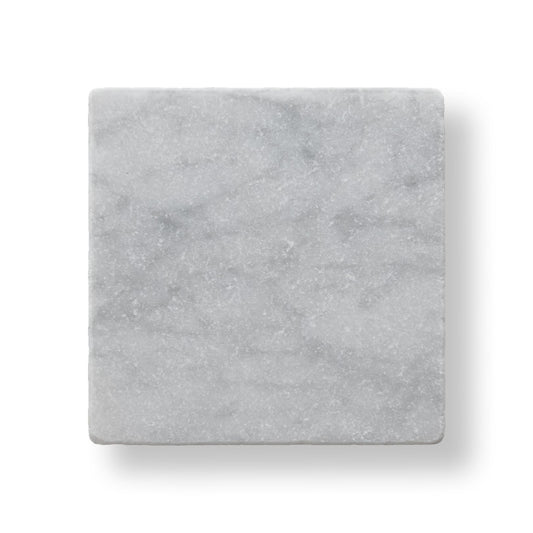 Stone Square Carrara 'C' Tumbled  150x150mm