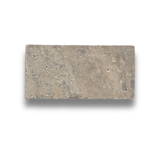 Stone Subway Travertine Reale Tumbled 100x200mm