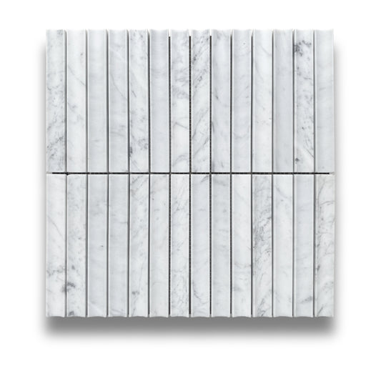Concave Flute Carrara 20x151mm