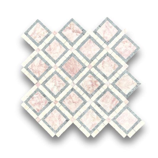 Diamond Artisan Crema Serena, Cinder Grey & Rosado