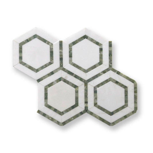 Shadow Hex Moss Green & Thassos