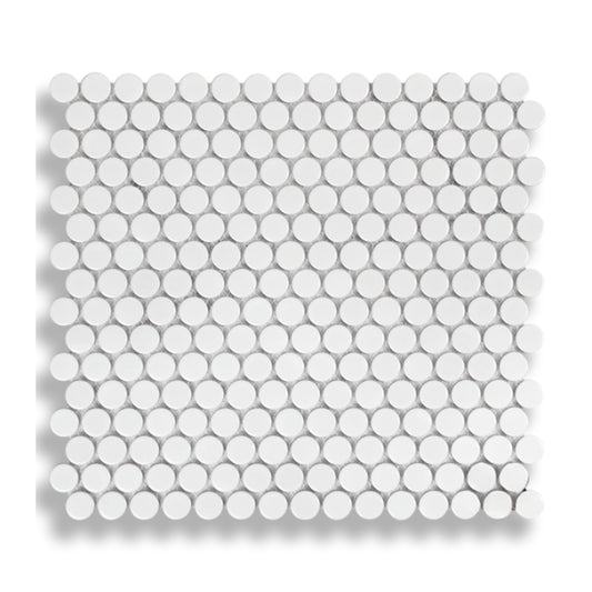 Stone Penny White Gloss