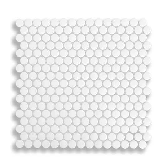 Stone Penny White Matt
