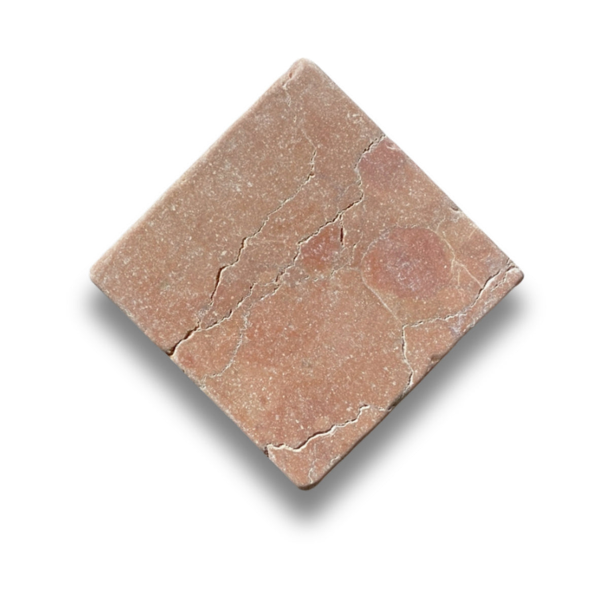 Crema Serena w/Rosso Verona Tumbled