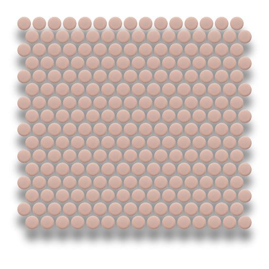 Penny Round Sugar Rose Matt