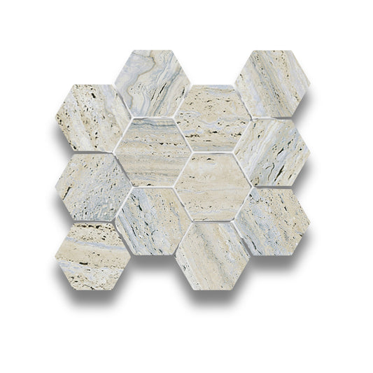 Pietra Europa Silver Gold Vein - Hex