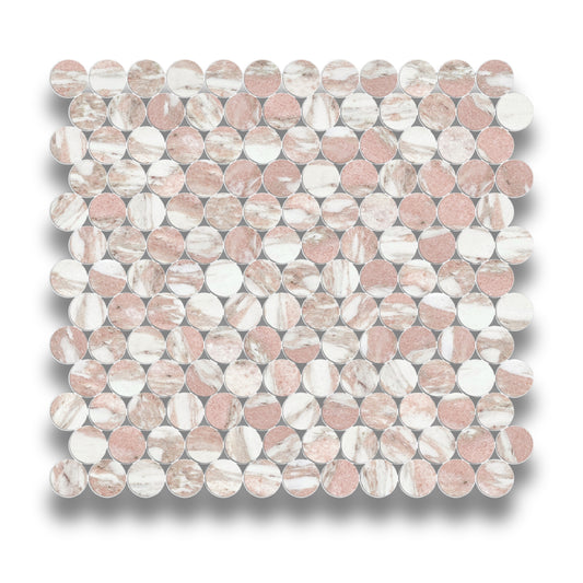 Ares Norwegian Pink Penny Round