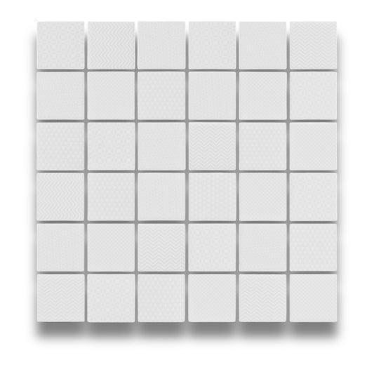 Celadon White Mosaic 47x47mm