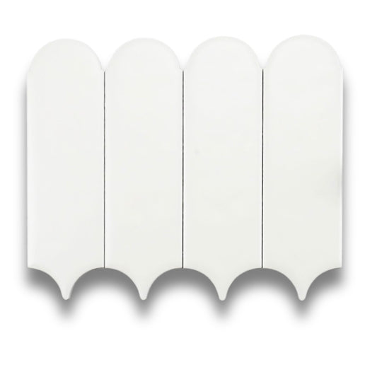 Feather White Matt 90x306mm
