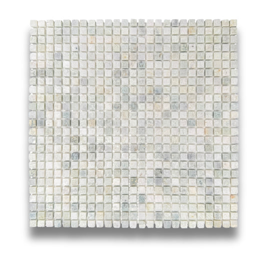 Mini Square Mint Tumbled 10x10x7mm