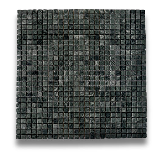 Mini Square Verde Tumbled 10x10x7mm