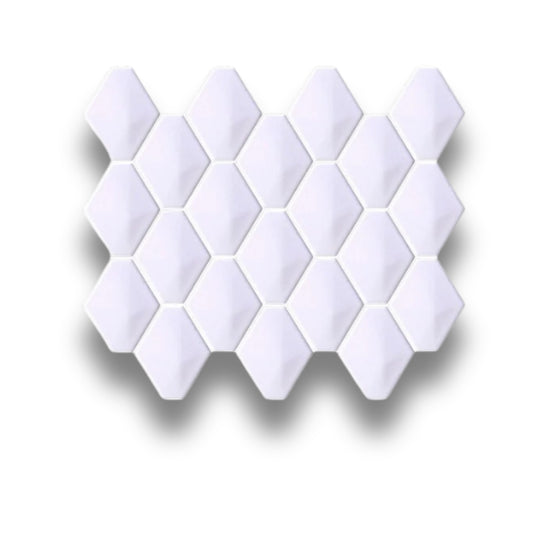 Mumba White Hex/Diamond Matt