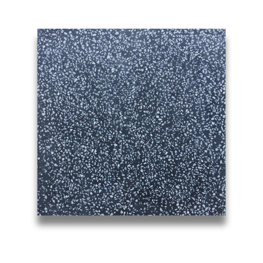 Encaustic Terrazzo Black Medium Chip 300x300mm