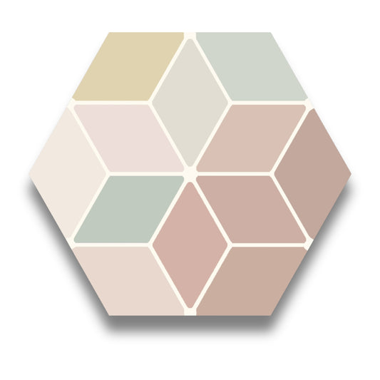 Minima Hex Multicolour Cube