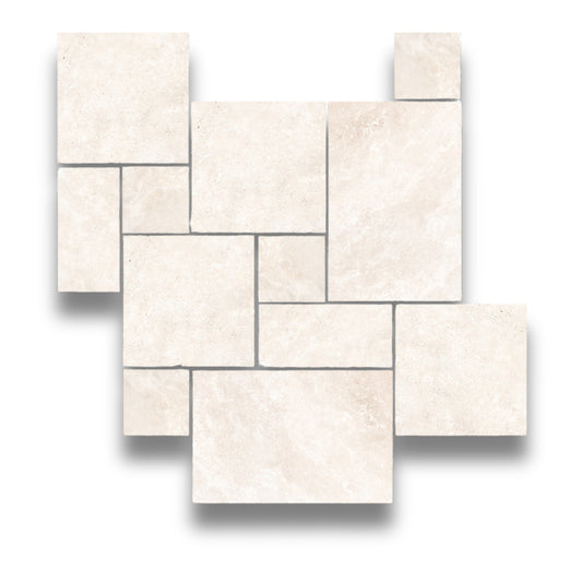 Jerusalem Stone Avorio French Pattern Matt