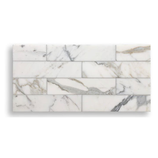 Stone Subway Calacatta Gold Honed 75x305mm