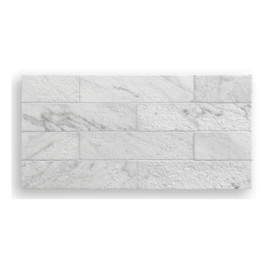 Stone Subway Carrara Antique Honed 75x305mm