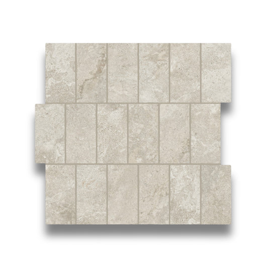 Artstone Ivory Mosaic Matt 46x95mm