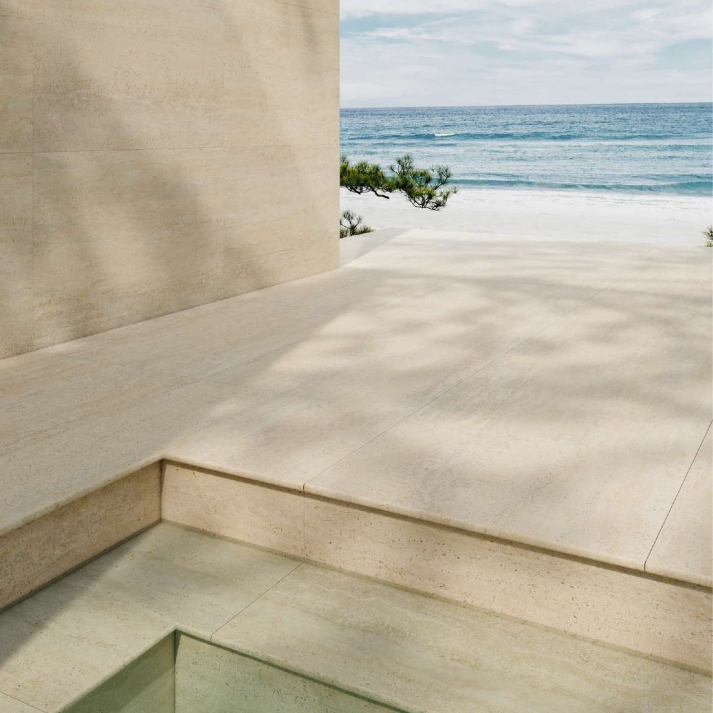 Avalon (Vein) Sabbia Paver Bullnose 400x600mm