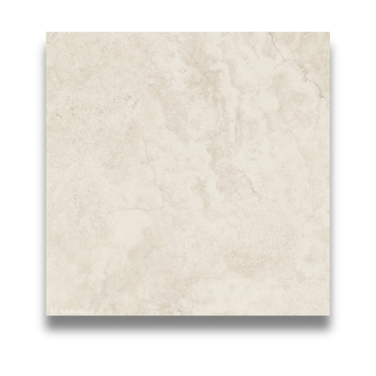 Kaolin Tuscan Crema Travertine 600x600mm