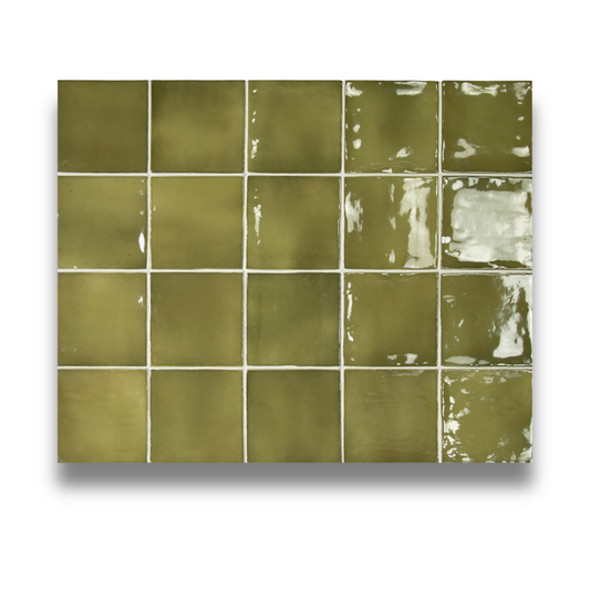 Manacor Basil Green 100x100mm