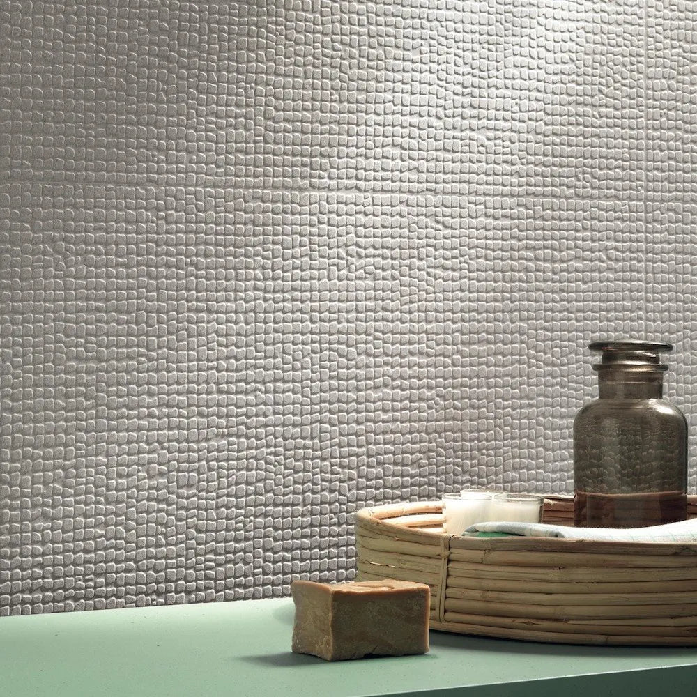 3D Carve Squares Pearl