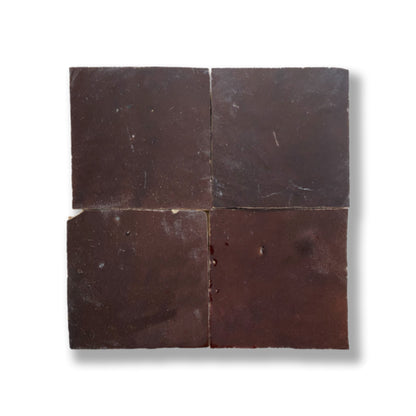 Zellige Chocolate 100x100mm