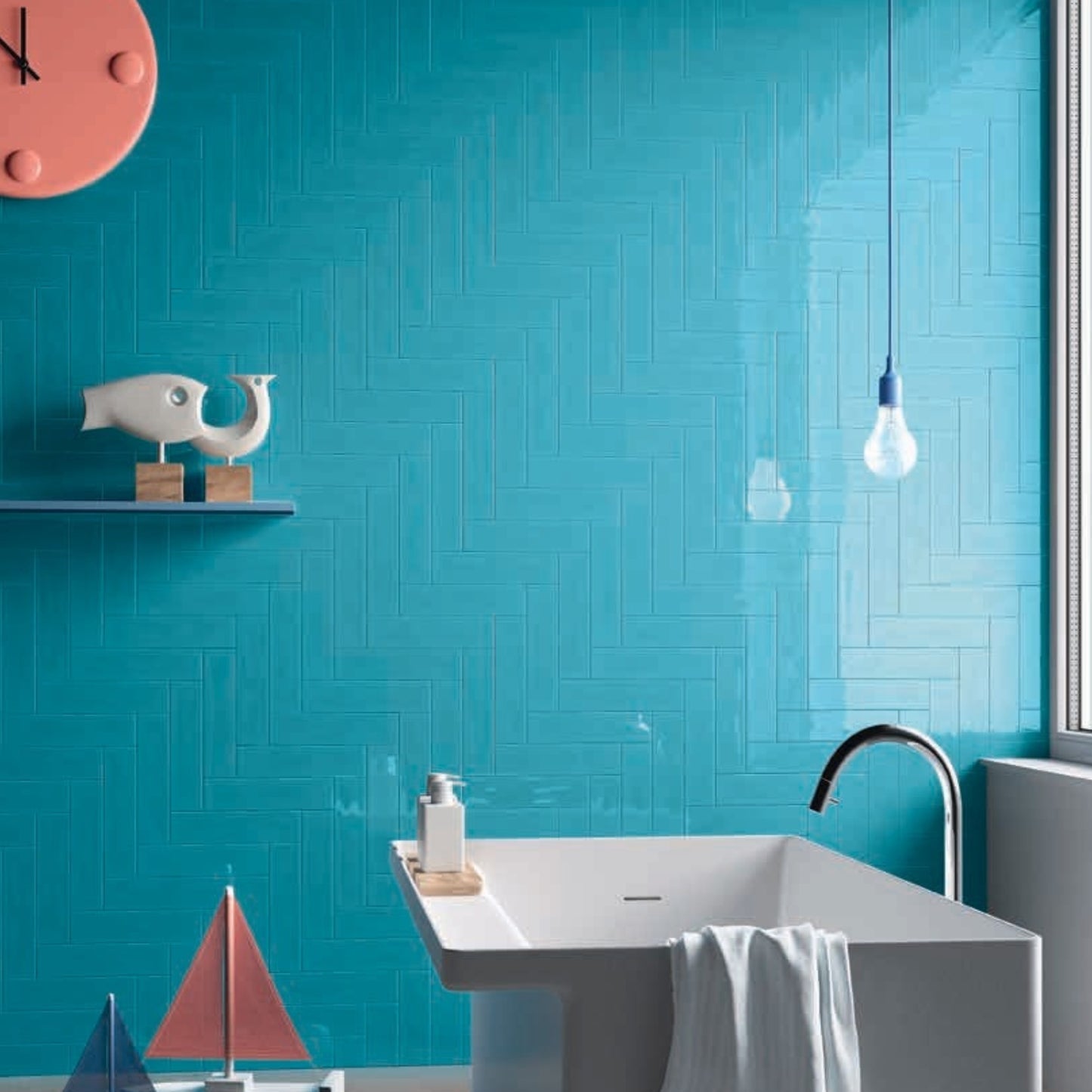 Slash Turquoise Ripple