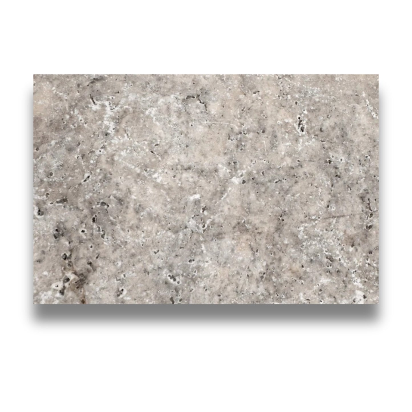 Silver Travertine Tumbled 406x610mm