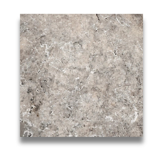 Silver Travertine Tumbled 610x610mm