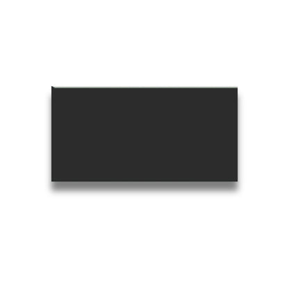 Basics Plain Black Gloss 100x200mm