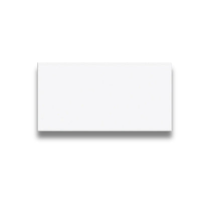 Basics Plain White Matt 100x200mm