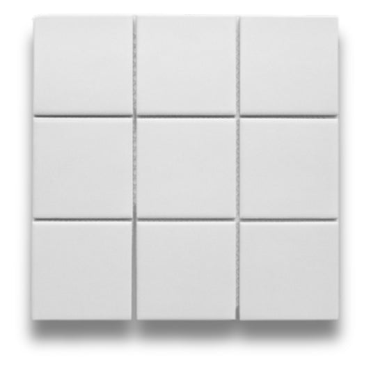 Basics White Matt 100x100mm