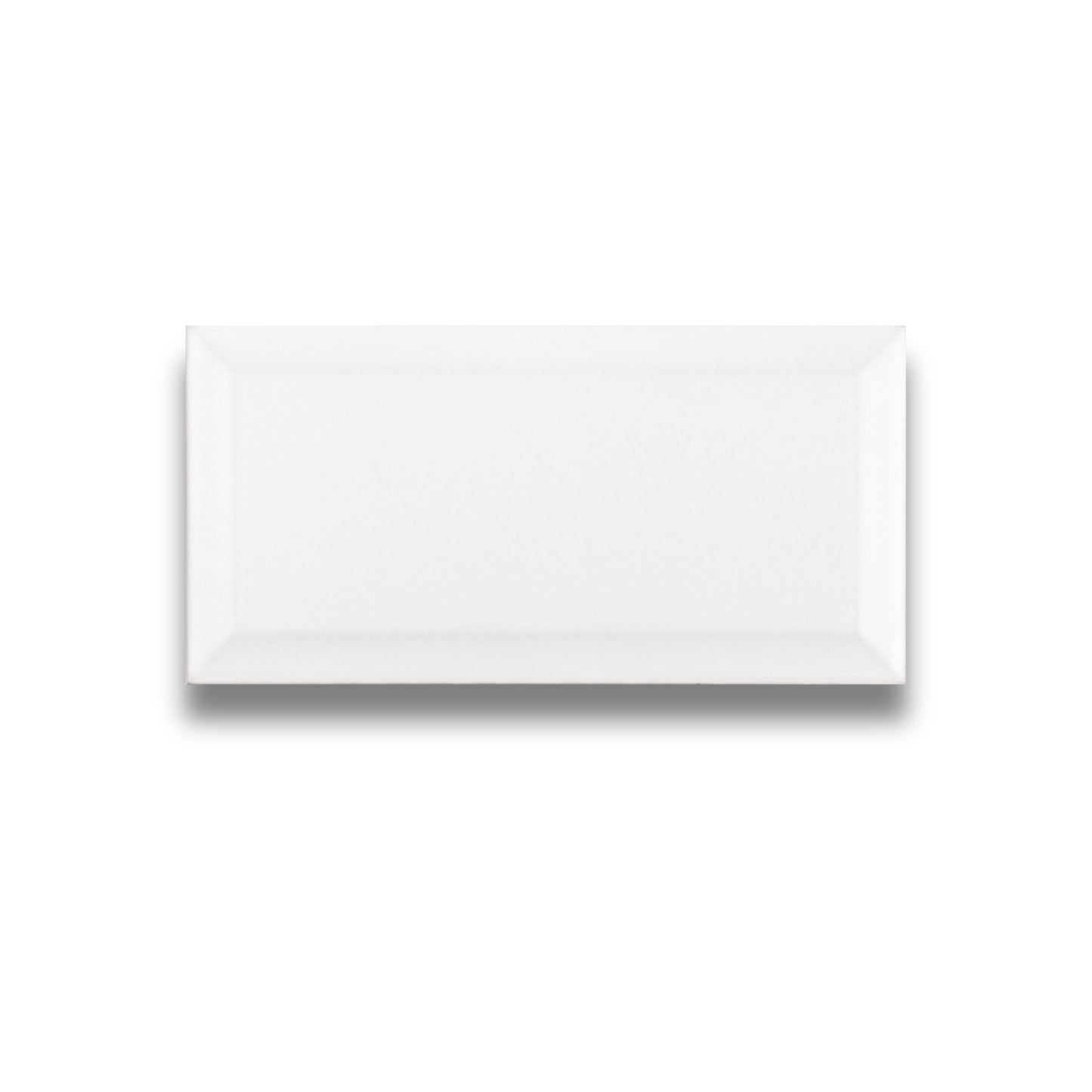 Bevelled White Matt