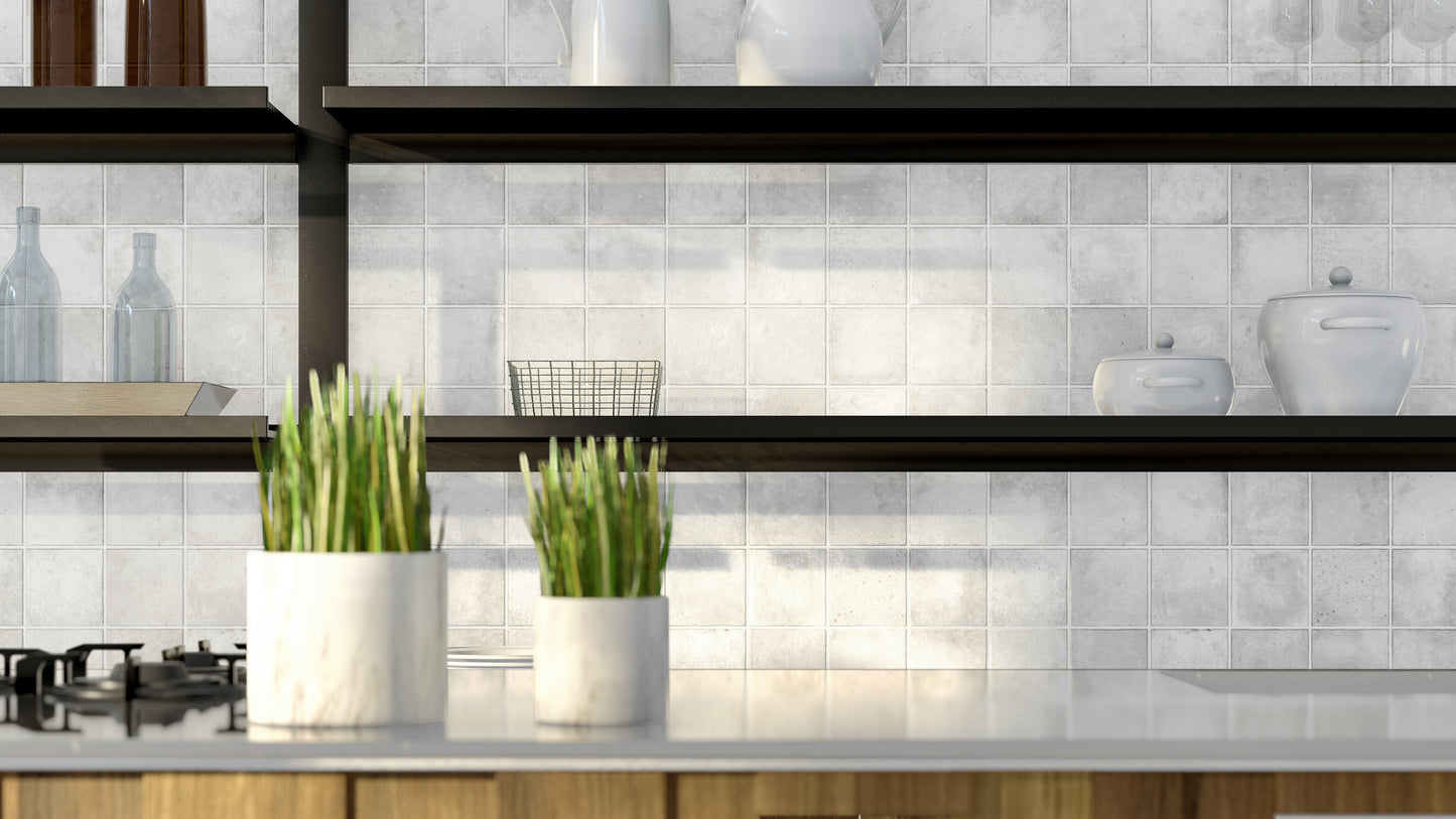 Volterra White 115x115mm