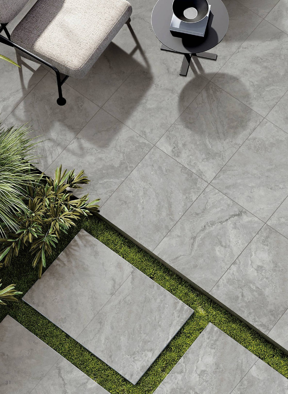 Baroque Grey External Paver 400x600mm