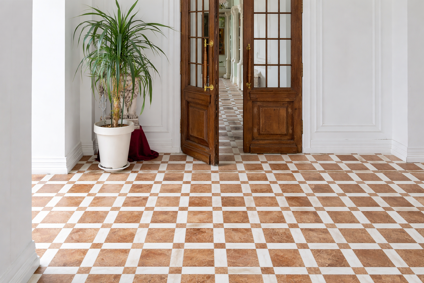 Cassettone Rosso Verona & Marfil