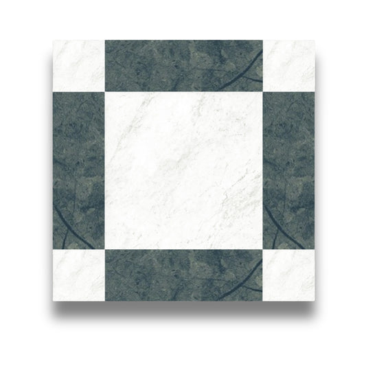 Cassettone Carrara & Verde Guatemala