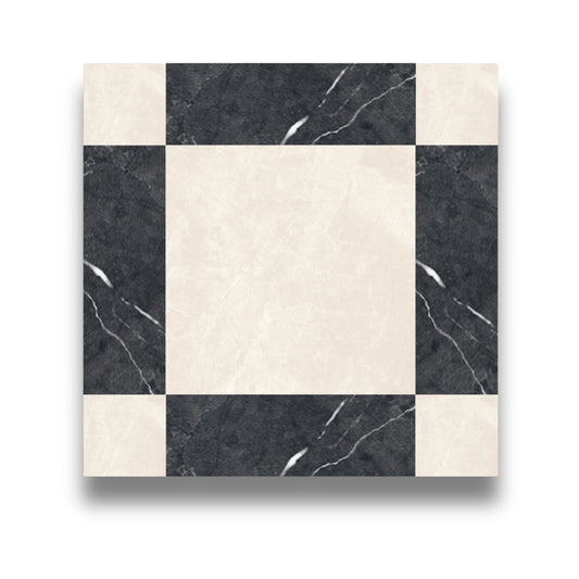 Cassettone Marfil & Nero Marquina