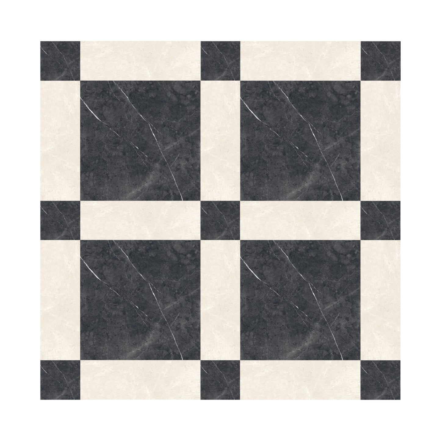 Cassettone Nero Marquina & Marfil