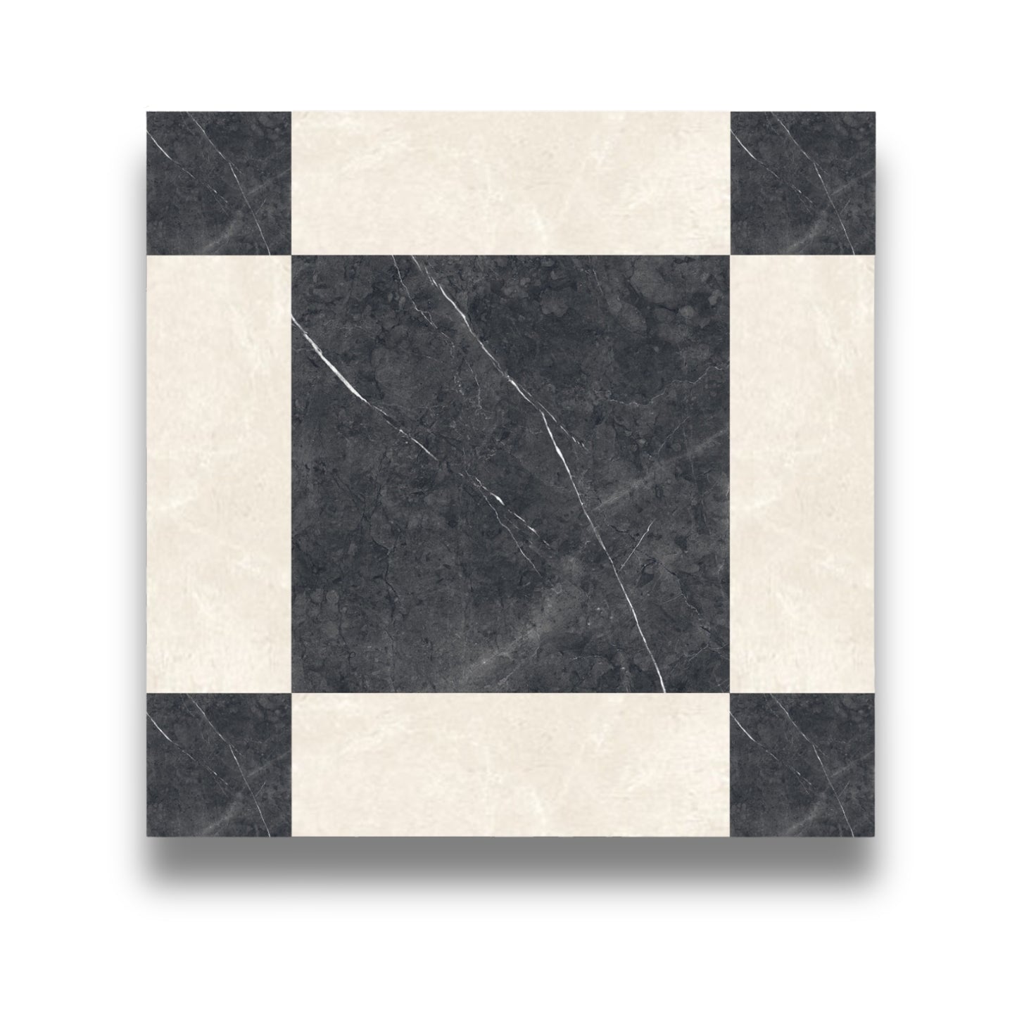 Cassettone Nero Marquina & Marfil
