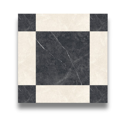 Cassettone Nero Marquina & Marfil
