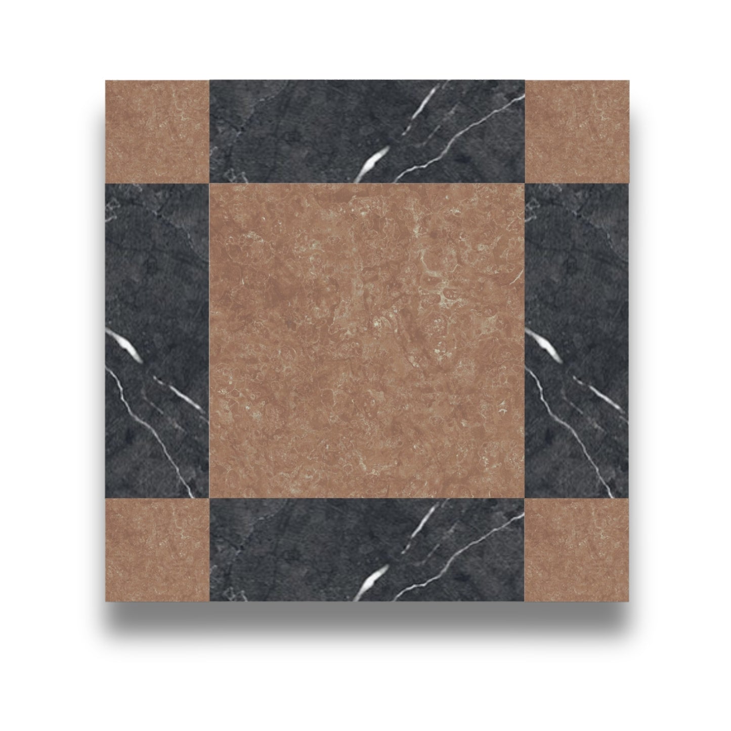 Cassettone Rosso Verona & Nero Marquina