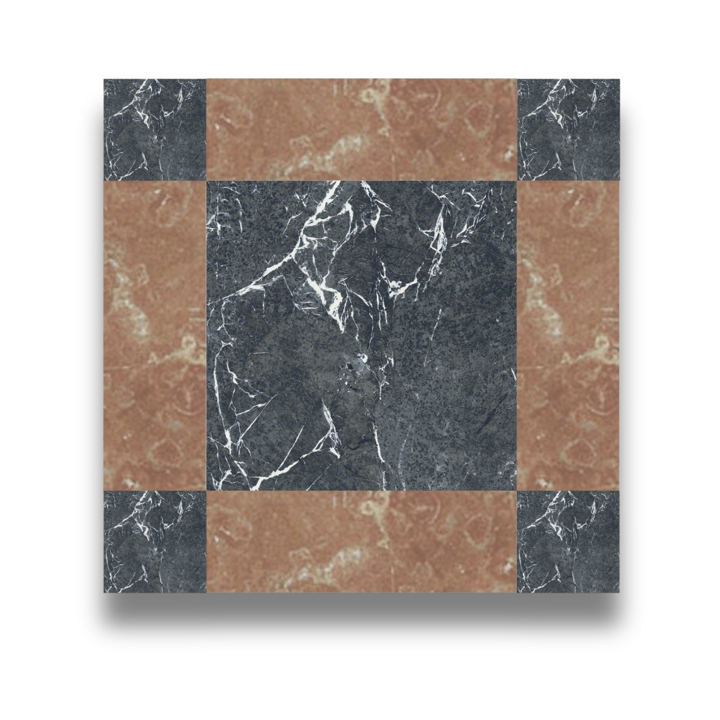 Cassettone Verde Alpi & Rosso Verona