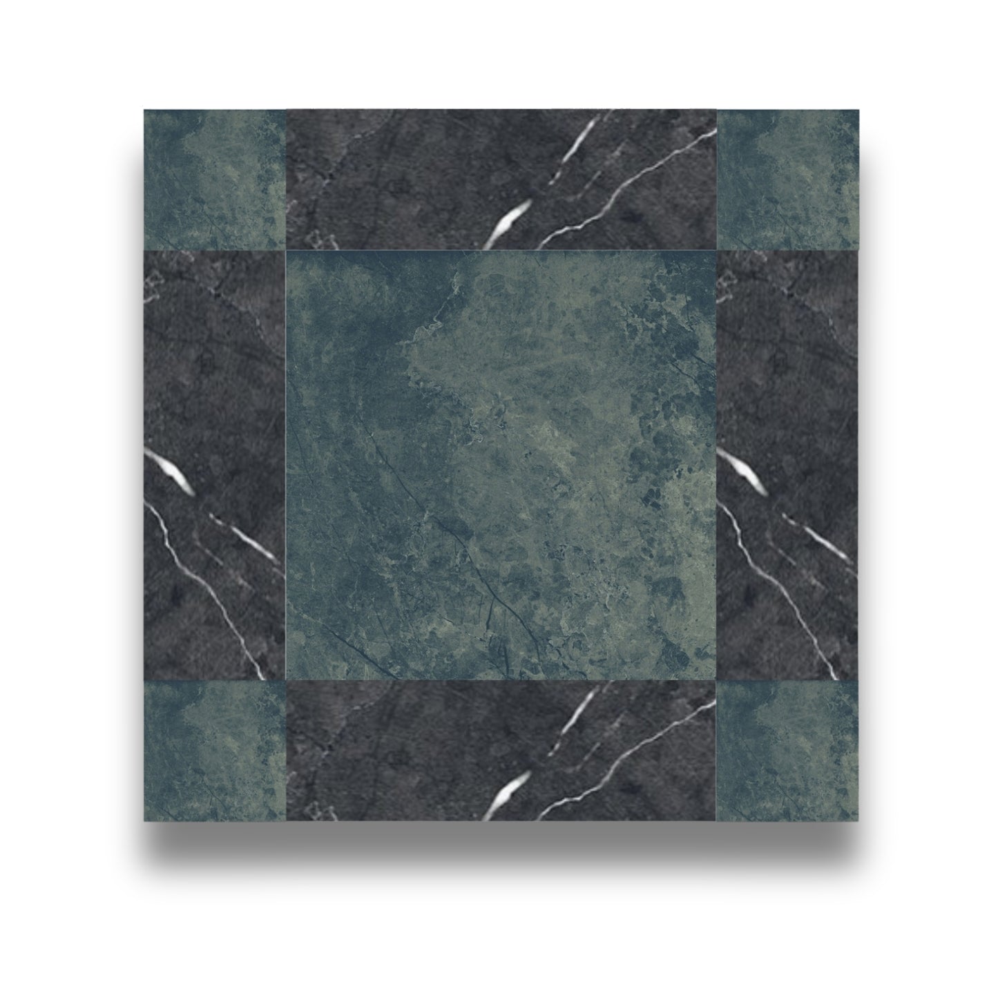 Cassettone Verde Guatemala & Nero Marquina